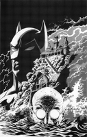 Legend of the Dark Knight, issue #137, cover, inked