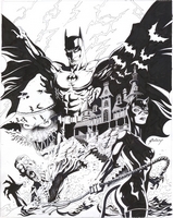 Batman - Catwoman, commission work