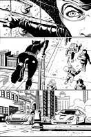Catwoman issue #34, page 1, inked