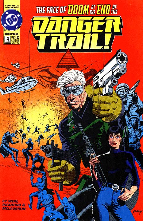 Danger Trail, issue 4, cover