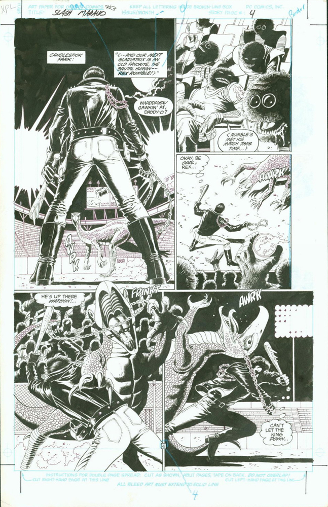 Slash Maraud #3, page 4, black and white