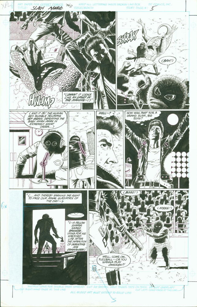 Slash Maraud #3, page 5, black and white