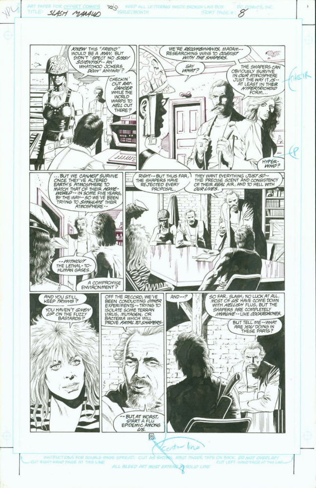 Slash Maraud #3, page 8, black and white