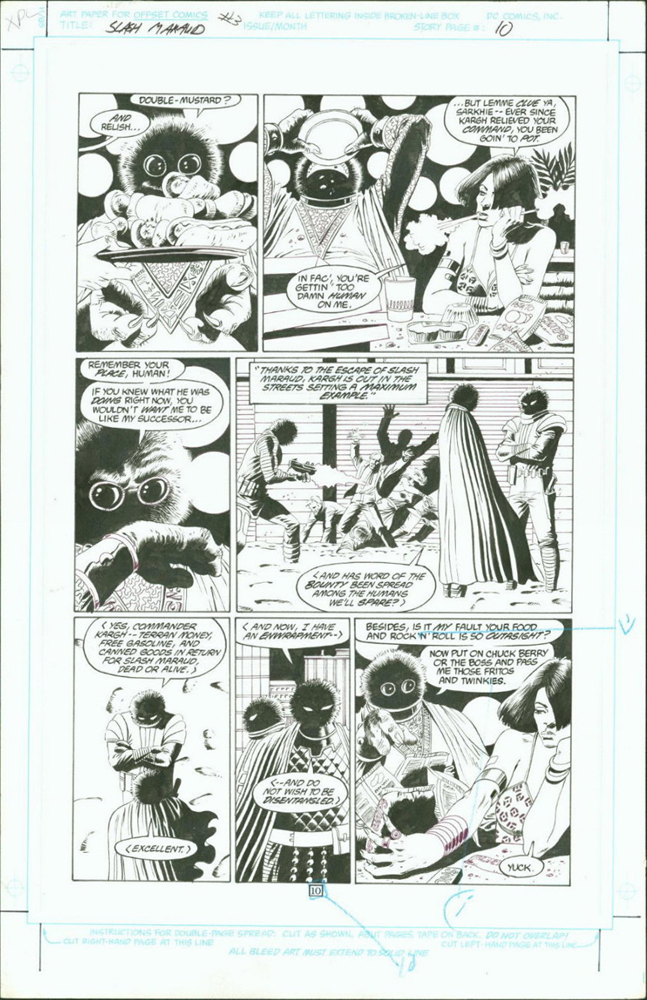 Slash Maraud #3, page 10, black and white