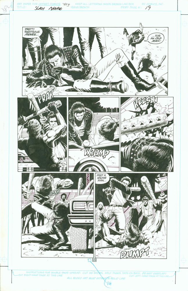Slash Maraud issue #3, page 19, black and white