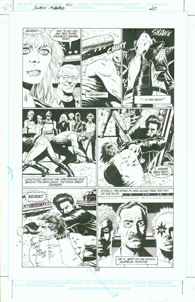 Slash Maraud issue #3, page 20, black and white