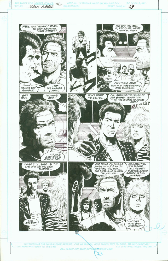 Slash Maraud issue #3, page 23, black and white