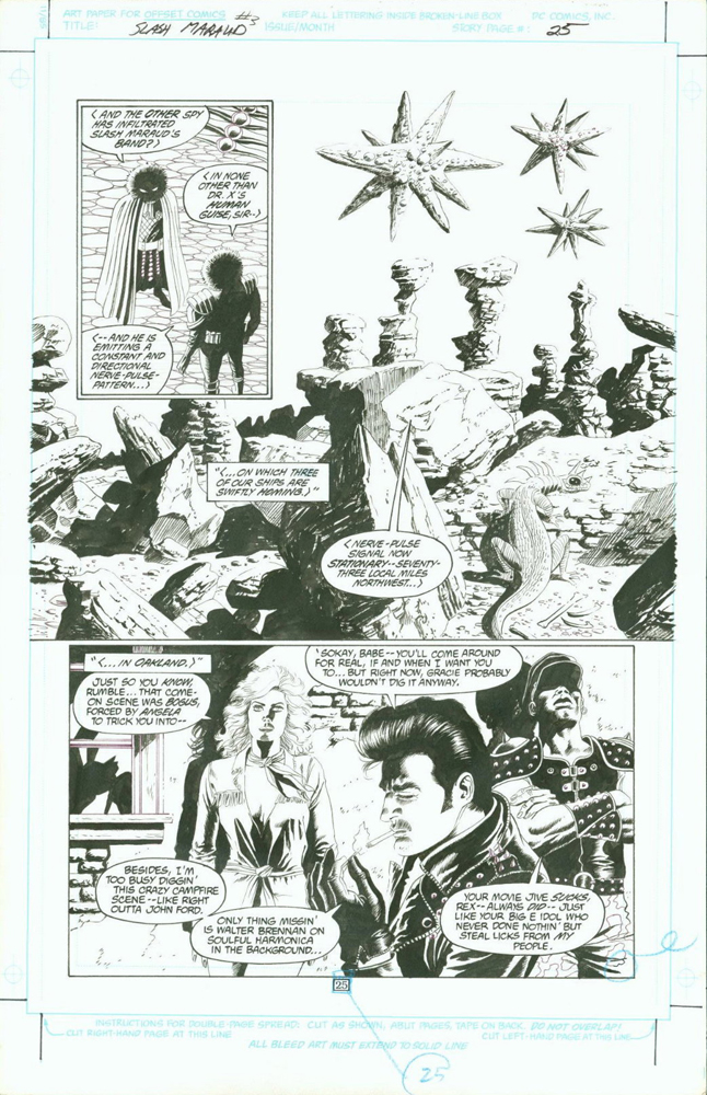 Slash Maraud issue #3, page 25, black and white