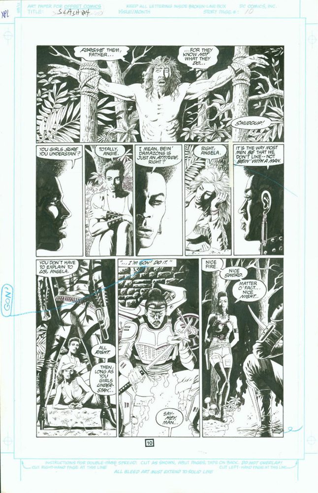 Slash Maraud #4, page 10, black and white