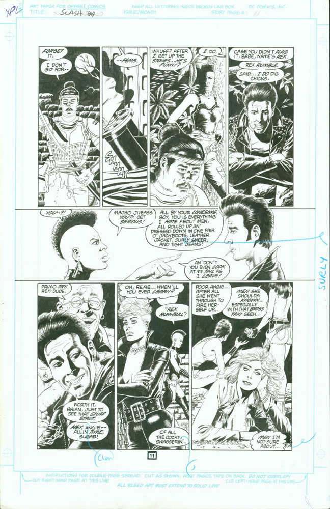 Slash Maraud #4, page 11, black and white