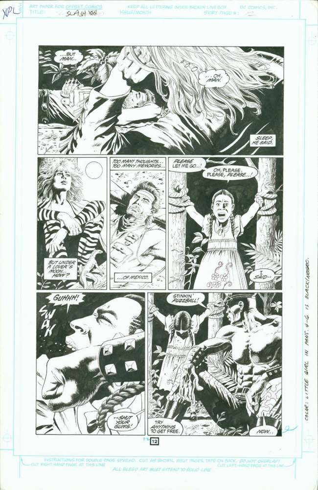 Slash Maraud #4, page 12, black and white