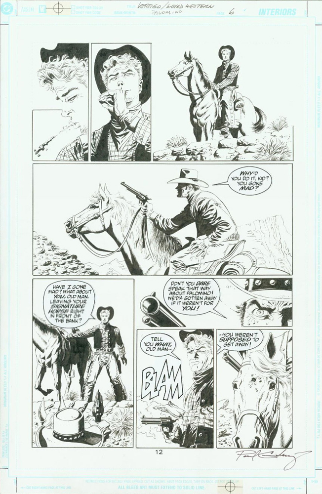 Weird Western Tales, issue #2, page 12, Palomino Story