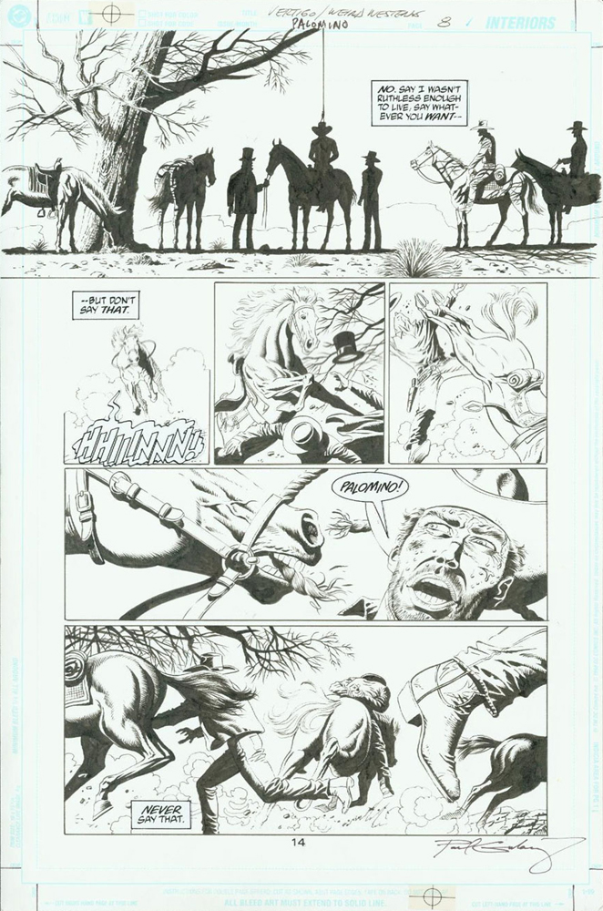 Weird Western Tales, issue #2, page 14, Palomino Story