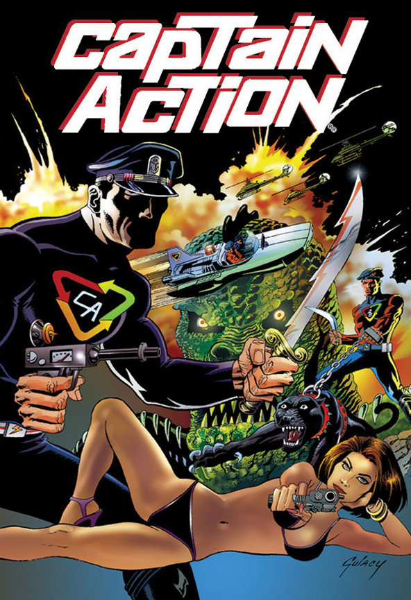 Captain Action issue #0, cover