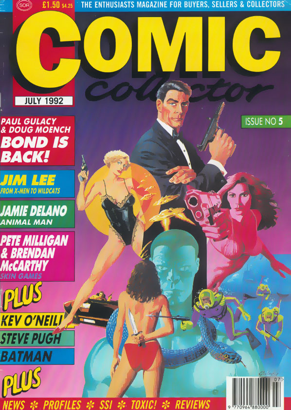 Comic Collector issue #5, 1992, magazine, cover