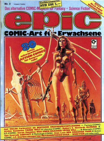 Epic issue #3, German Edition, cover