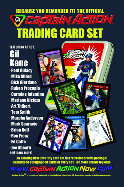 Captain Action trading cards