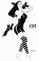 Prowlers, Kim character, sketch