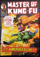 Master of Kung Fu #40, cover, recreation