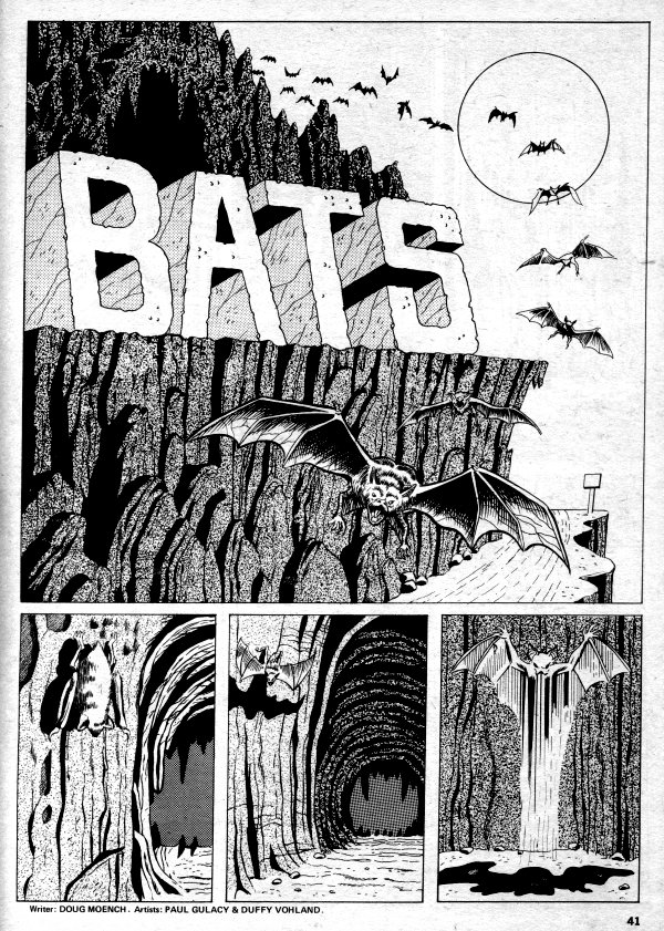 Vampire Tales, issue #7, the Bats story page 41