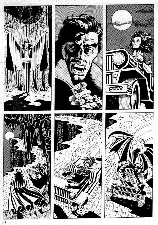 Vampire Tales, issue #7, the Bats story page 42