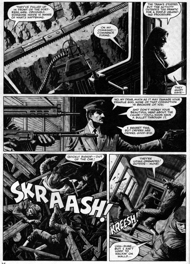 Macchio/Gulacy 1981 Black Widow story, Bizarre Adventures #25, page 13