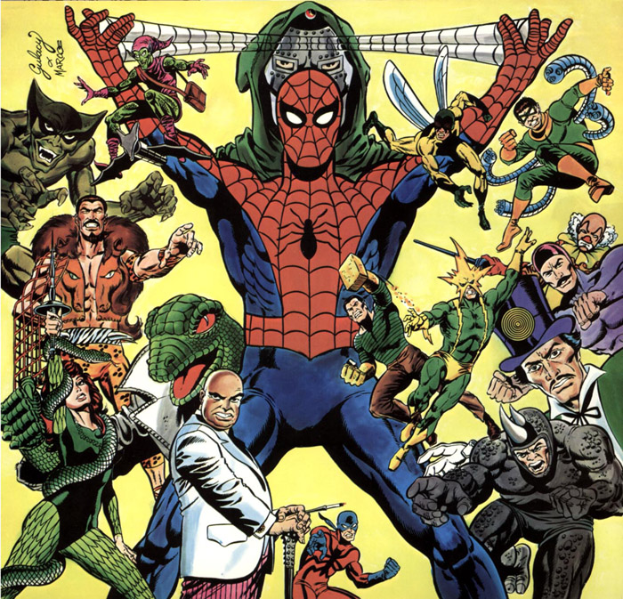 Calendar, year 1978, Spider-man and foes