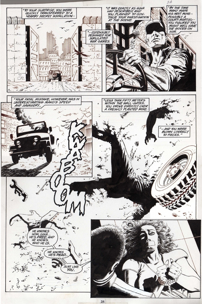 Marvel Comics Presents, issue #30, page 24, black & white