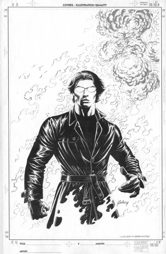 Master of Kung Fu, new miniseries, issue #1, inked cover