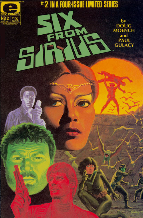 Six From Sirius, issue #2, cover