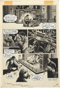 Original Comic Art:Panel Pages, Paul Gulacy Eerie #110 Page 7 Original Art (Warren,1980)....