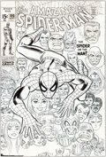 John Romita Sr. and Frank Giacoia Amazing Spider-Man #100 Cover Original Art (Marvel, 1971)