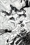 John Romita Jr. and Klaus Janson Wolverine V3#22 Cover Original Art (Marvel, 2005)