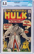 The Incredible Hulk #1 (Marvel, 1962) CGC FN- 5.5 Off-white to white pages